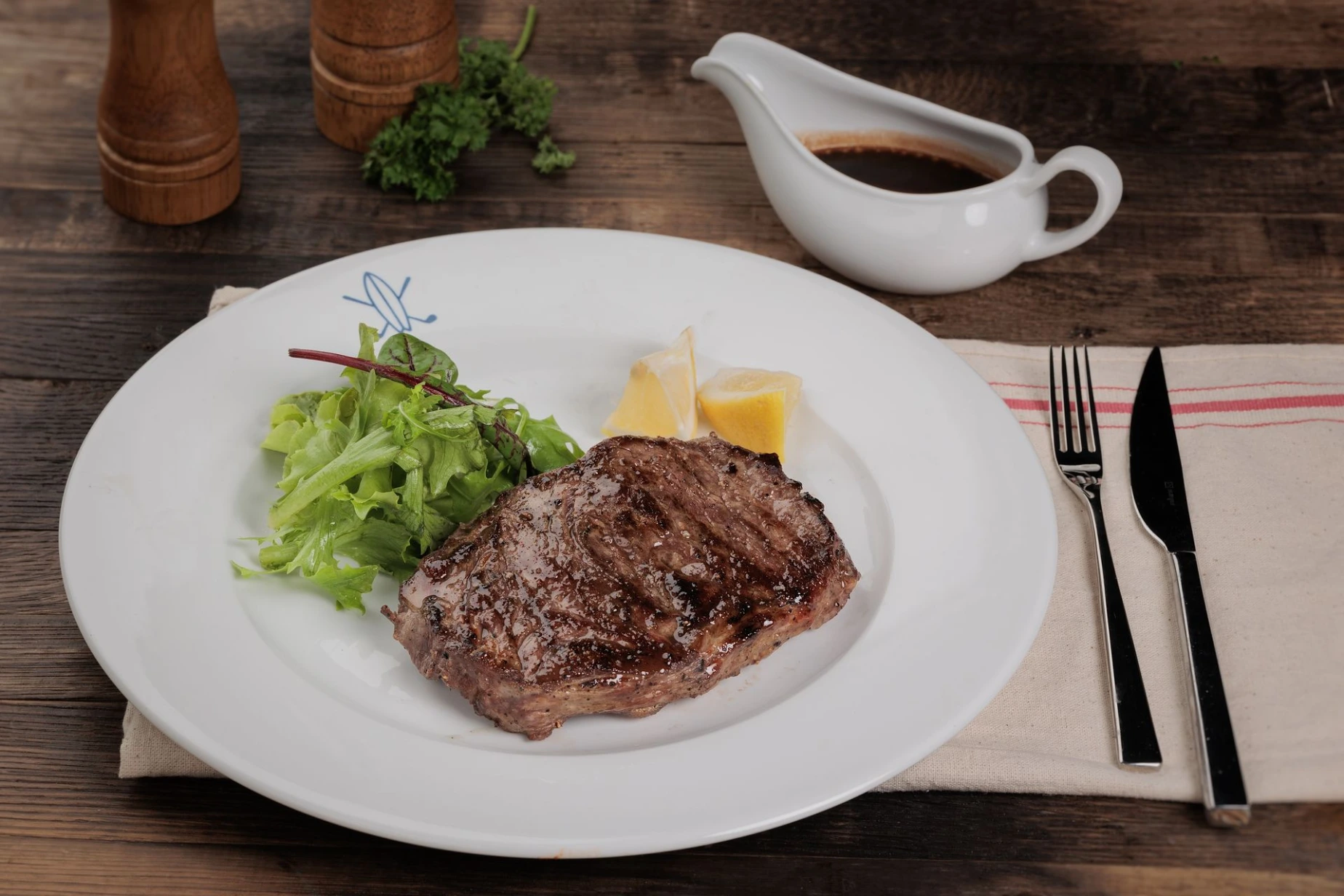 premium steak served in Surf & Turf Restaurant