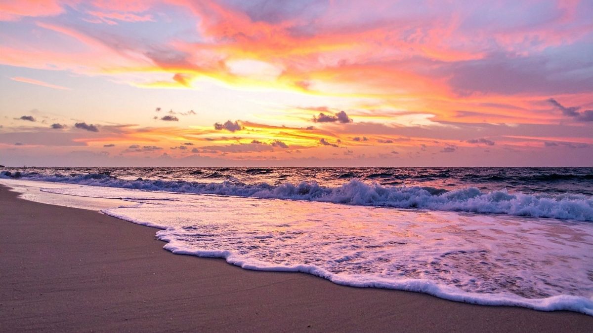 Beautiful Sunset Over An Bang Beach